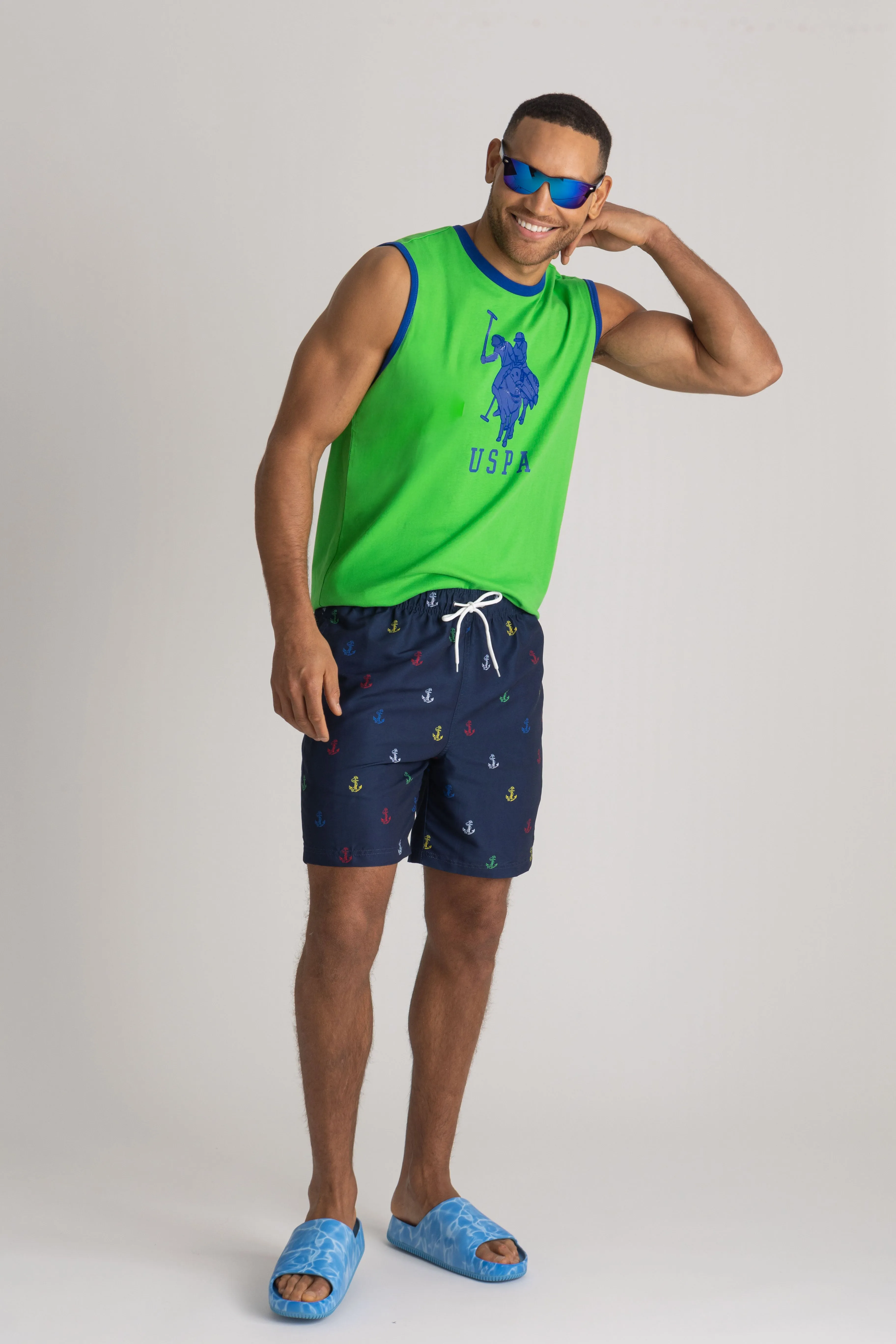 7" ANCHOR SWIM SHORTS sold by U.S. Polo Assn. product image thumbnail 2