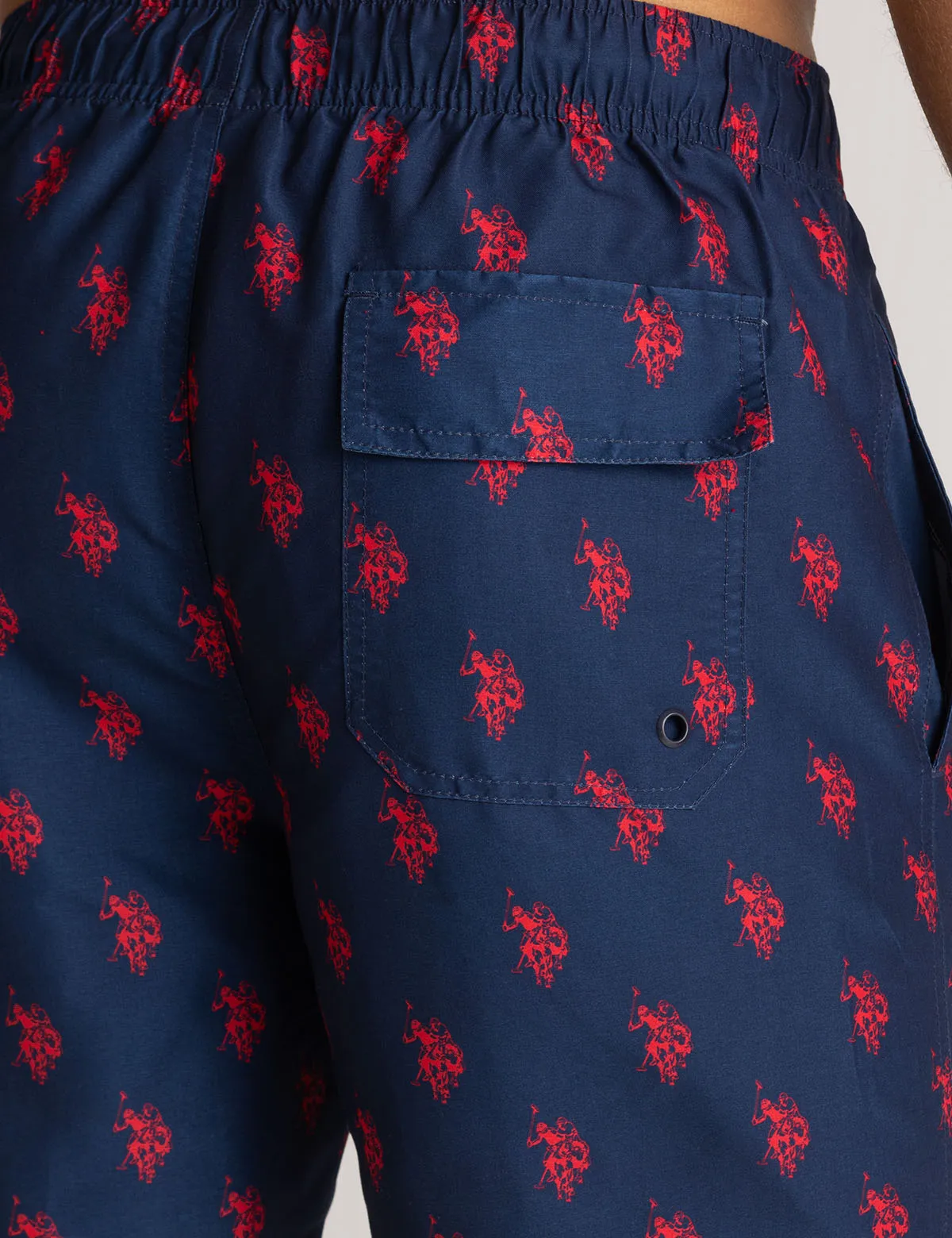 7" ALL OVER LOGO PRINT SWIM SHORTS sold by U.S. Polo Assn. product image thumbnail 4