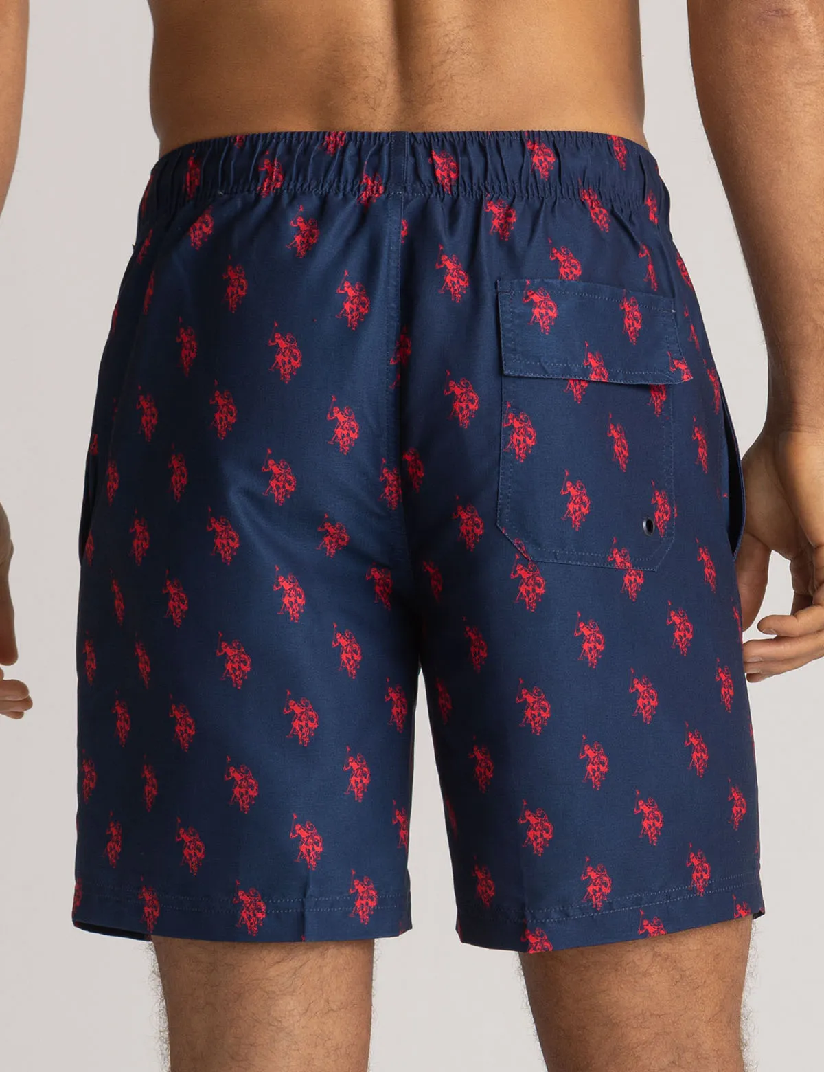 7" ALL OVER LOGO PRINT SWIM SHORTS sold by U.S. Polo Assn. product image thumbnail 3