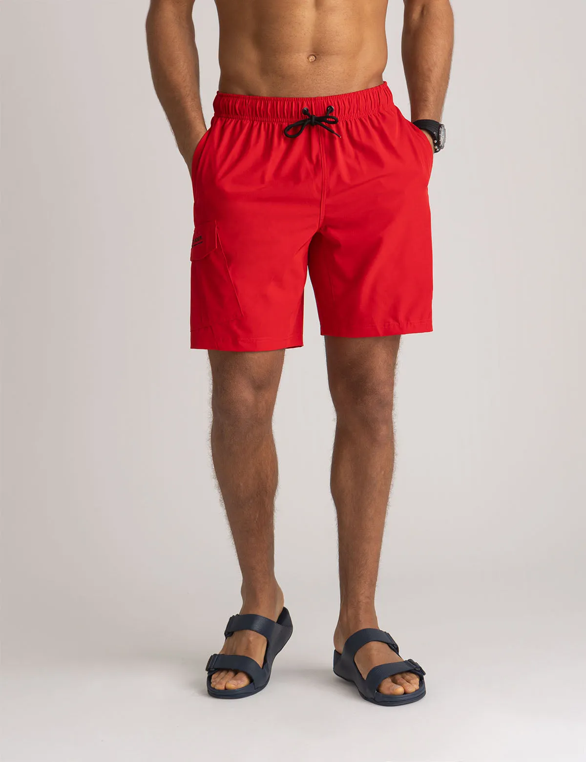 8.5" ZIP CARGO SWIM SHORTS sold by U.S. Polo Assn.