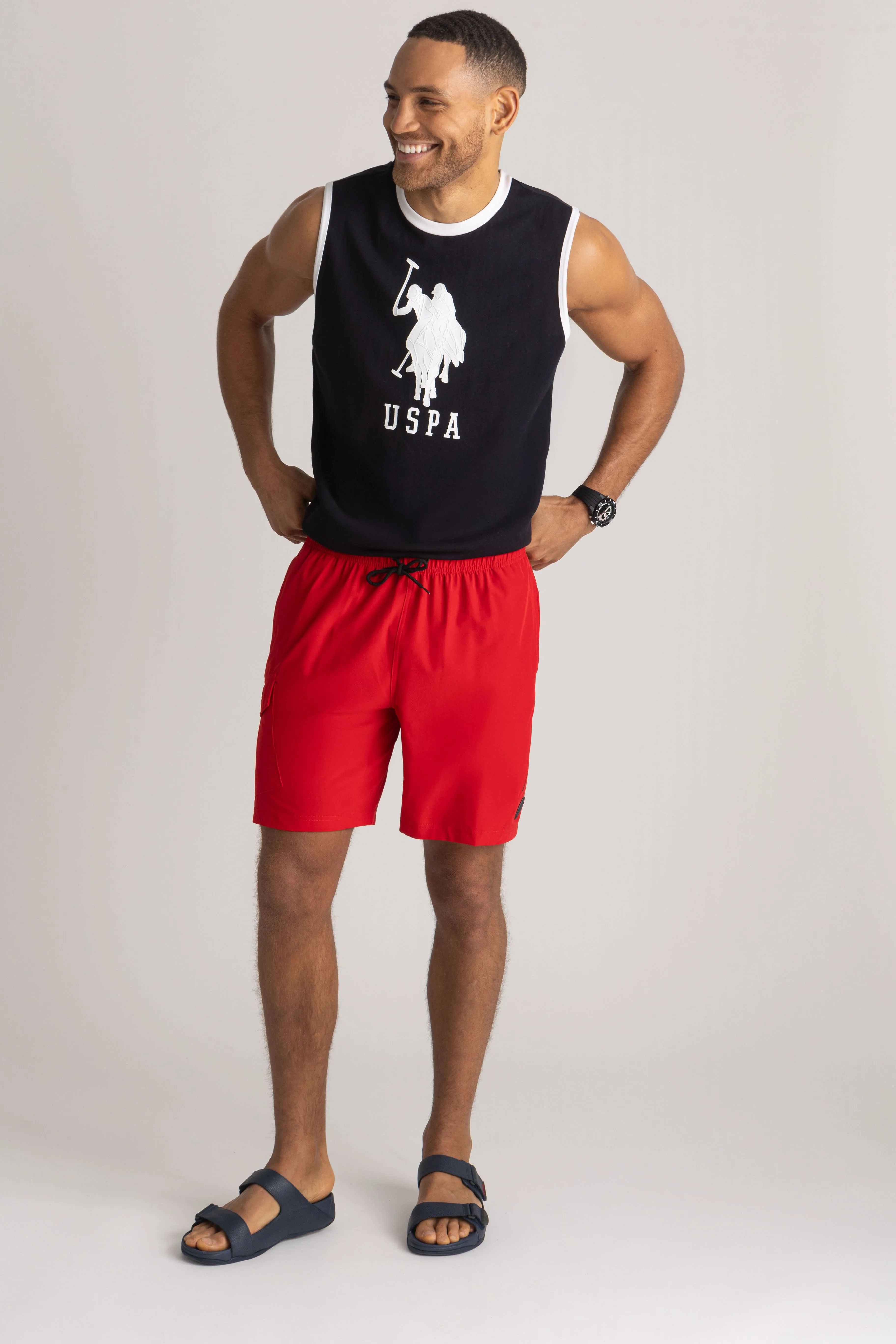 8.5" ZIP CARGO SWIM SHORTS sold by U.S. Polo Assn. product image thumbnail 2