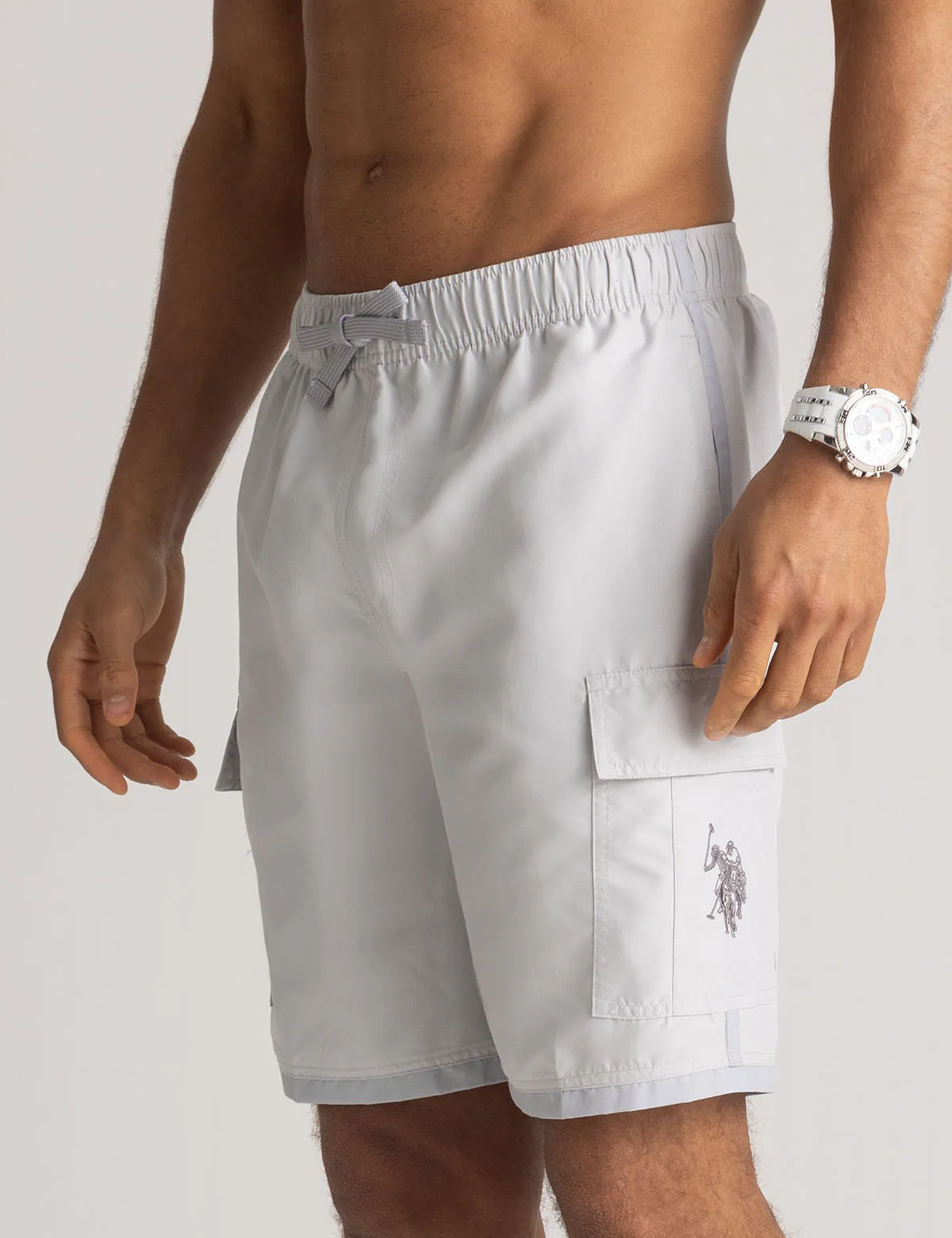 10" TONAL CARGO SWIM SHORTS sold by U.S. Polo Assn. product image thumbnail 4