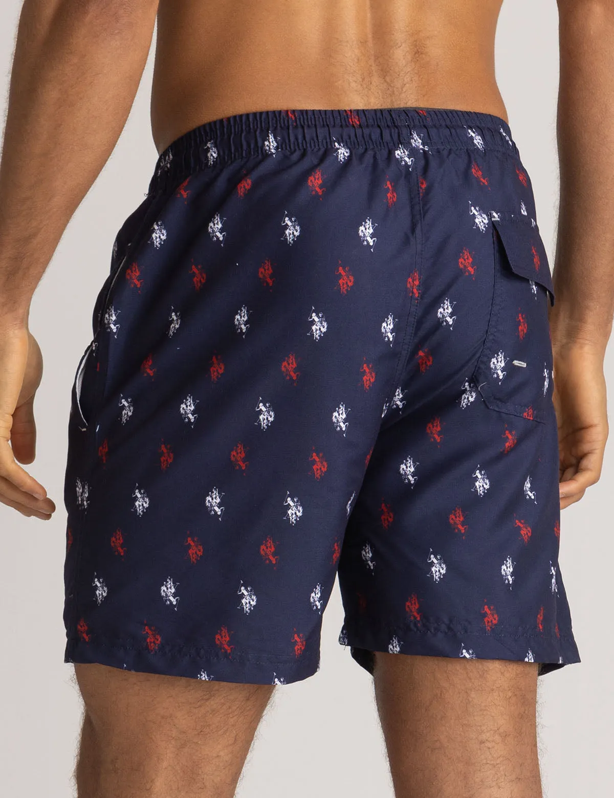7" ALL OVER LOGO SWIM TRUNKS sold by U.S. Polo Assn. product image thumbnail 4