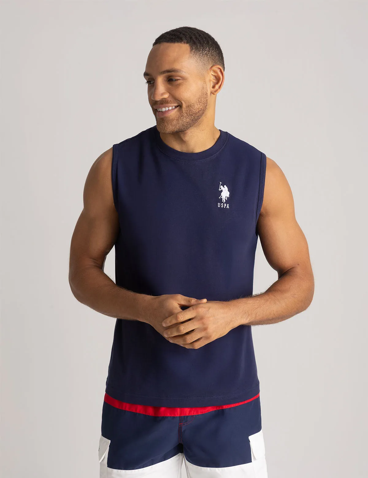 SOLID LOGO MUSCLE TANK sold by U.S. Polo Assn. product image thumbnail 5