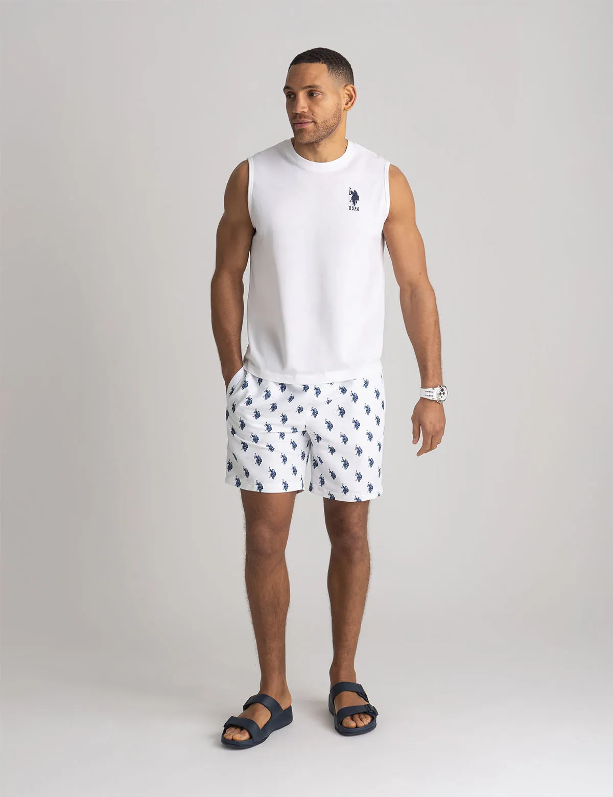 SOLID LOGO MUSCLE TANK sold by U.S. Polo Assn. product image thumbnail 2