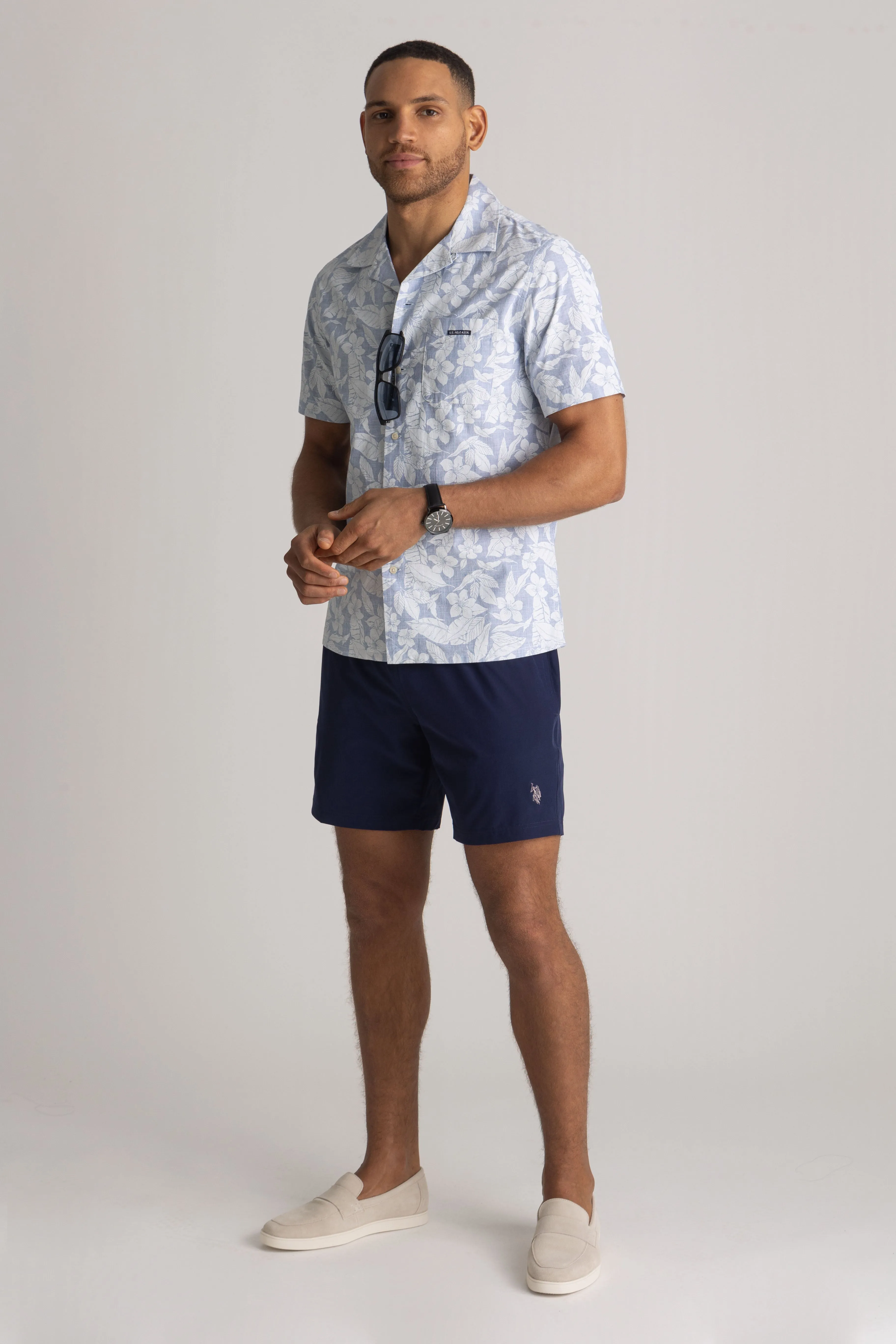 SHORT SLEEVE TROPICAL PRINT CAMP SHIRT sold by U.S. Polo Assn. product image thumbnail 5