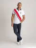 SASH POLO SHIRT WITH SIGNATURE STRIPE TRICOT TAPE sold by U.S. Polo Assn.