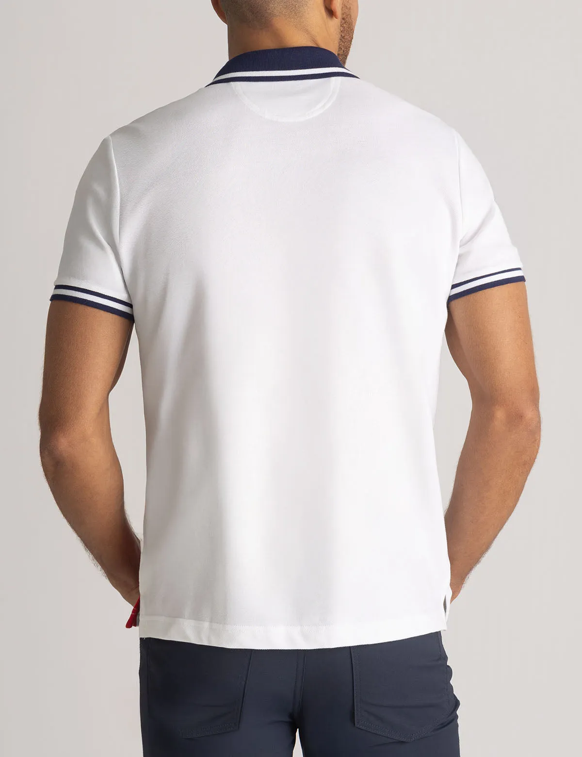 SASH POLO SHIRT WITH SIGNATURE STRIPE TRICOT TAPE sold by U.S. Polo Assn. product image thumbnail 4