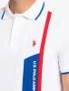 VERTICAL COLOR BLOCK PIQUE POLO SHIRT sold by U.S. Polo Assn.