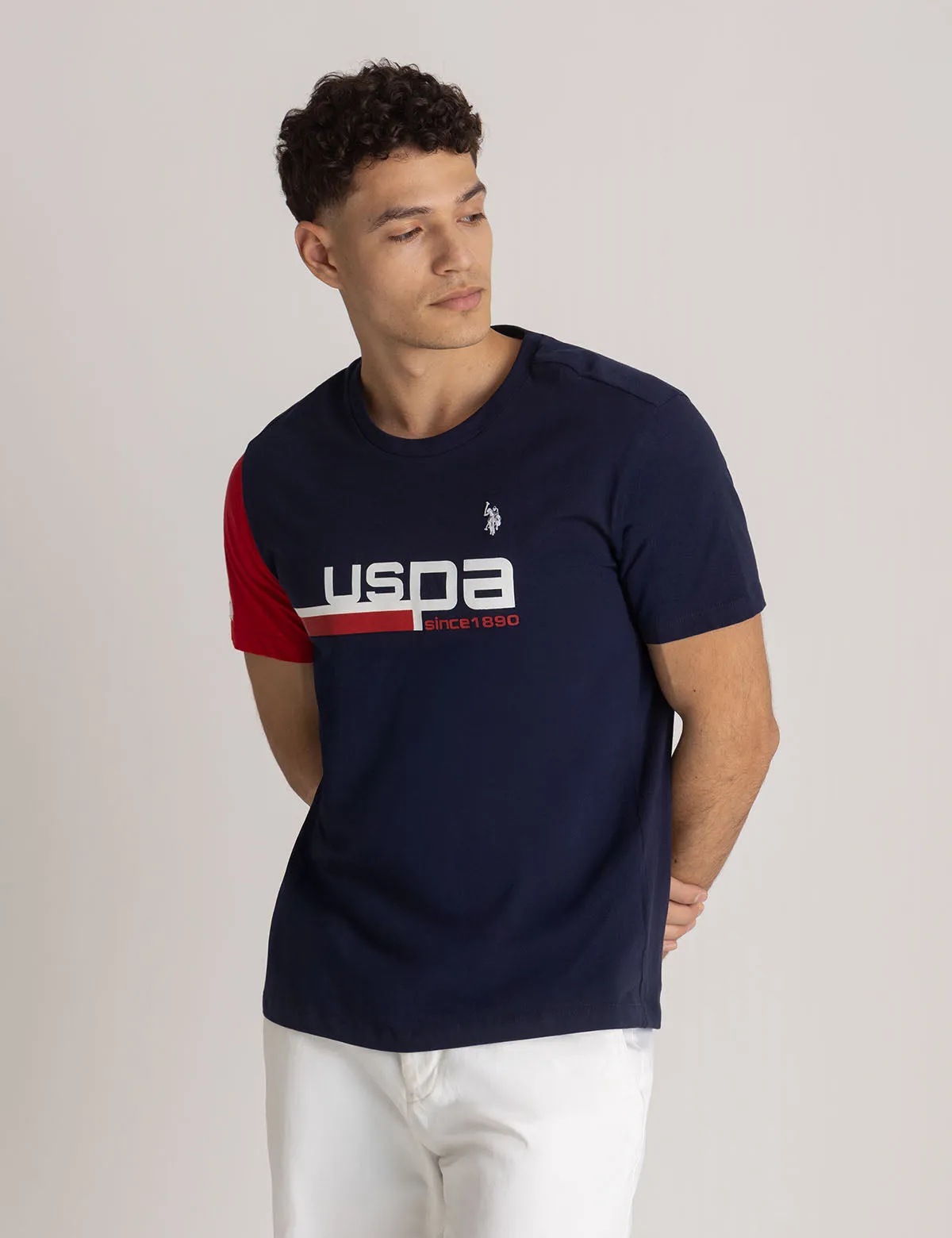 USPA GRAPHIC CREW NECK T-SHIRT sold by U.S. Polo Assn.