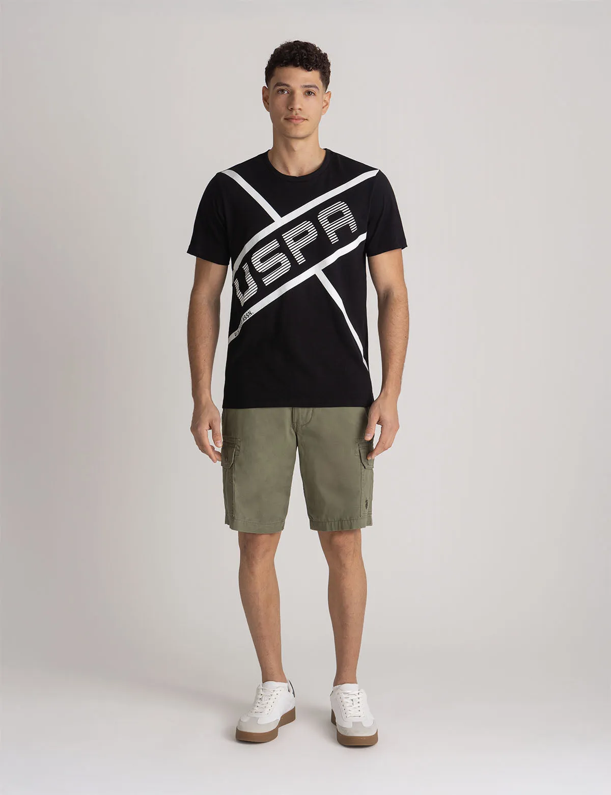 USPA LINEAR GRAPHIC JERSEY T-SHIRT sold by U.S. Polo Assn. product image thumbnail 2