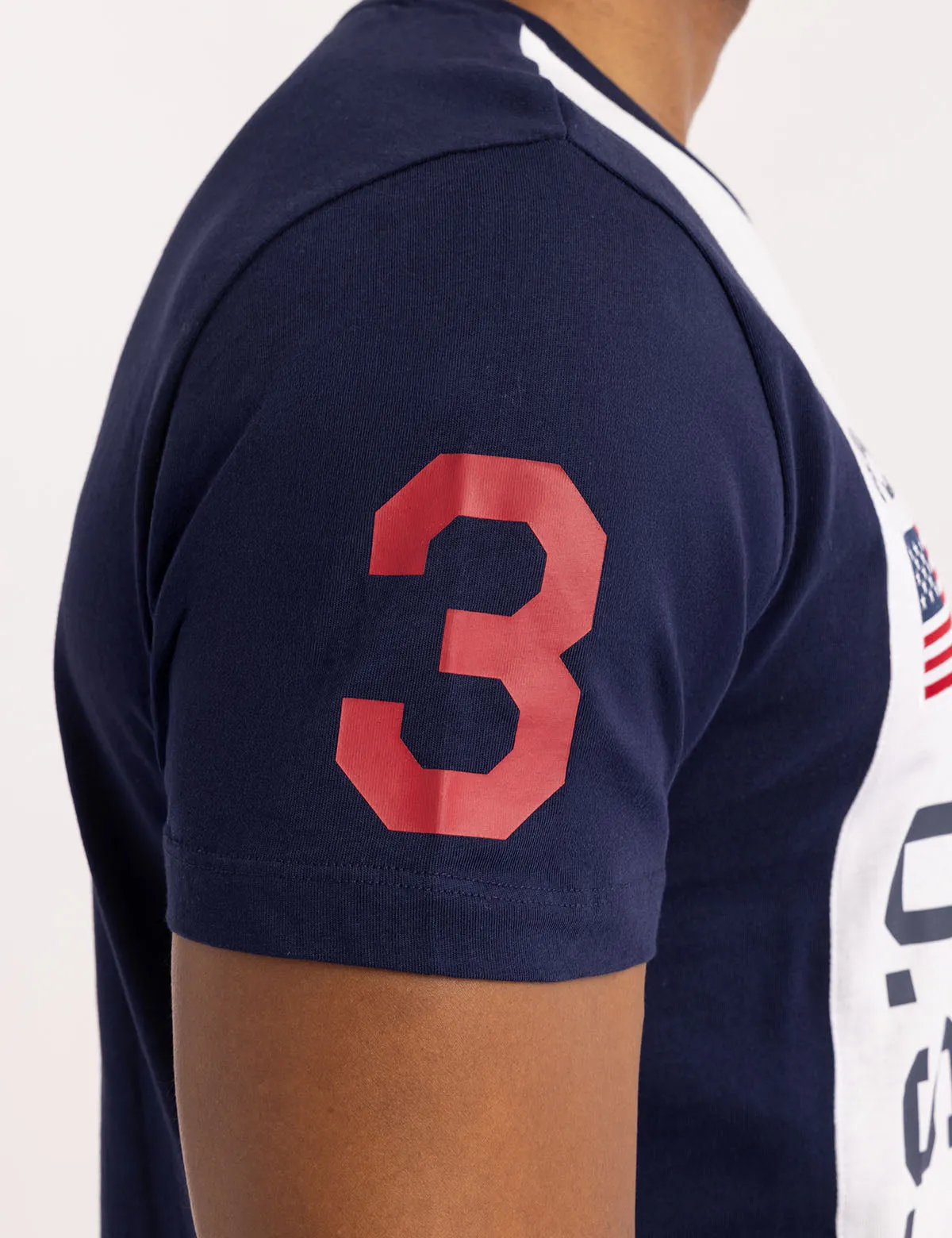 USA COLOR BLOCK JERSEY T-SHIRT sold by U.S. Polo Assn. product image thumbnail 5