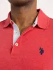 SOLID INTERLOCK POLO SHIRT W WOVEN TRIM sold by U.S. Polo Assn.