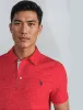 SOLID INTERLOCK POLO SHIRT W WOVEN TRIM sold by U.S. Polo Assn.