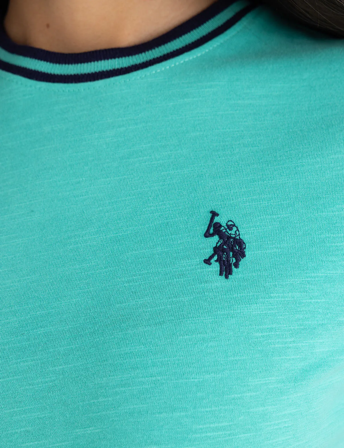 RINGER NECK TRIM T-SHIRT sold by U.S. Polo Assn. product image thumbnail 3