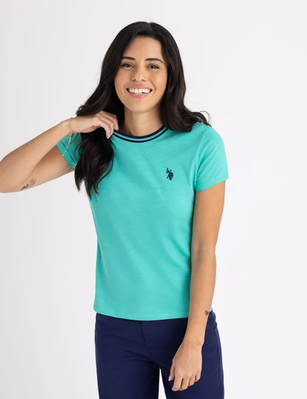 RINGER NECK TRIM T-SHIRT sold by U.S. Polo Assn.
