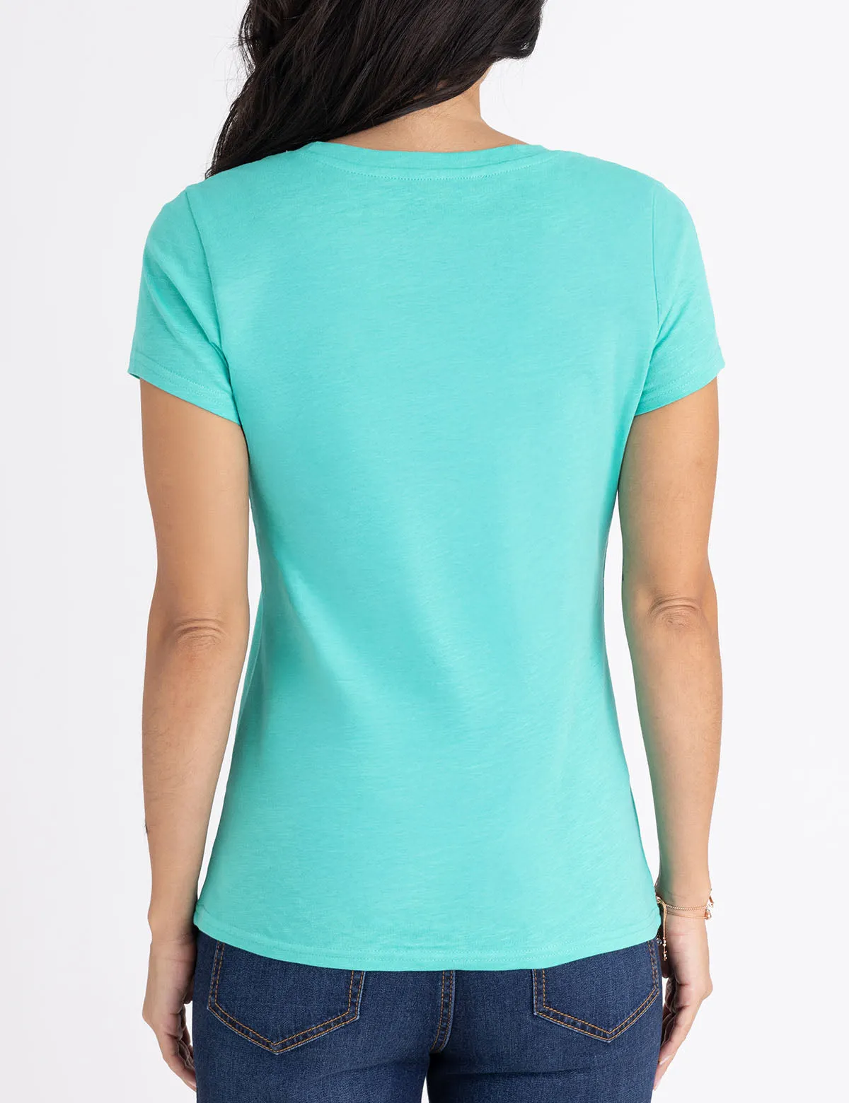 FLORAL ARCH USPA SCOOP T-SHIRT sold by U.S. Polo Assn. product image thumbnail 3