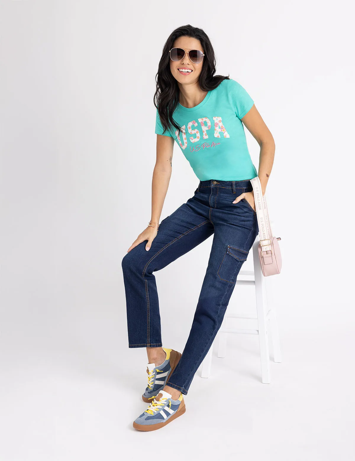 FLORAL ARCH USPA SCOOP T-SHIRT sold by U.S. Polo Assn. product image thumbnail 2