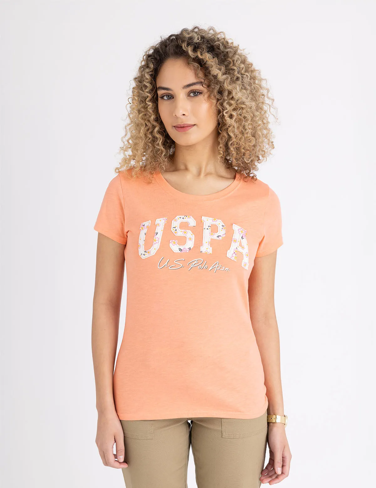 FLORAL ARCH USPA SCOOP T-SHIRT sold by U.S. Polo Assn. product image thumbnail 4