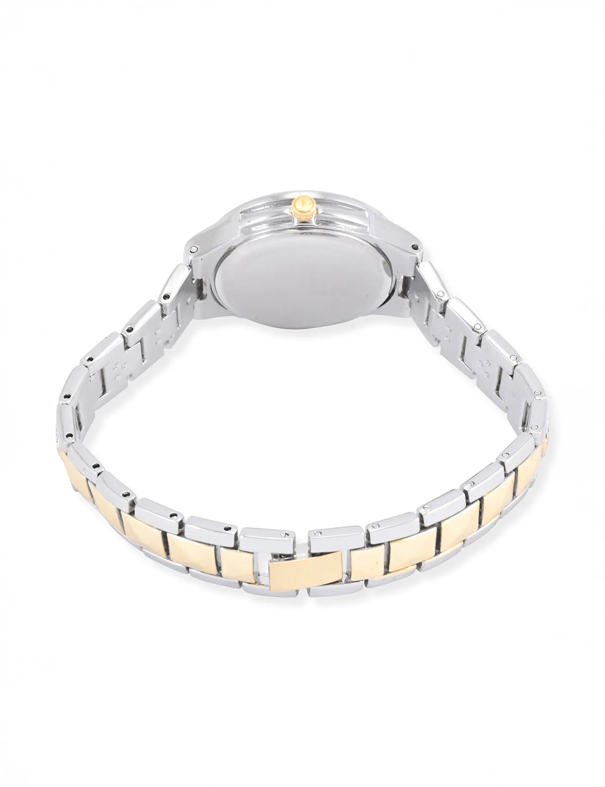 LADIES TWO TONE DECO EMBELLISHED WATCH sold by U.S. Polo Assn. product image thumbnail 3