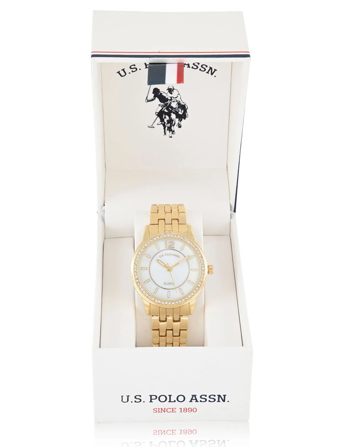 LADIES GOLD LINK WATCH sold by U.S. Polo Assn. product image thumbnail 2
