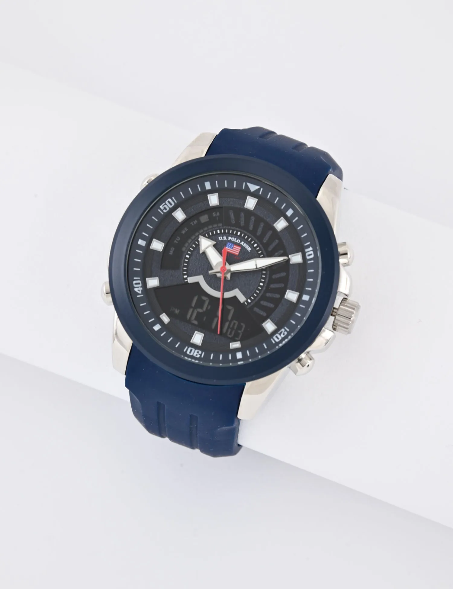 MENS BLUE STRAP ANADIGI WATCH sold by U.S. Polo Assn.