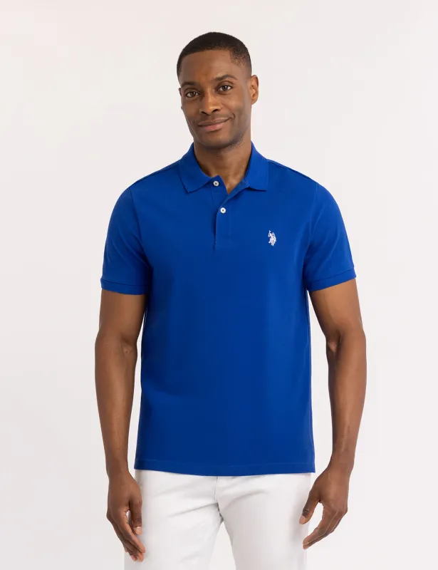 SOLID PIQUE SMALL LOGO POLO SHIRT sold by U.S. Polo Assn.
