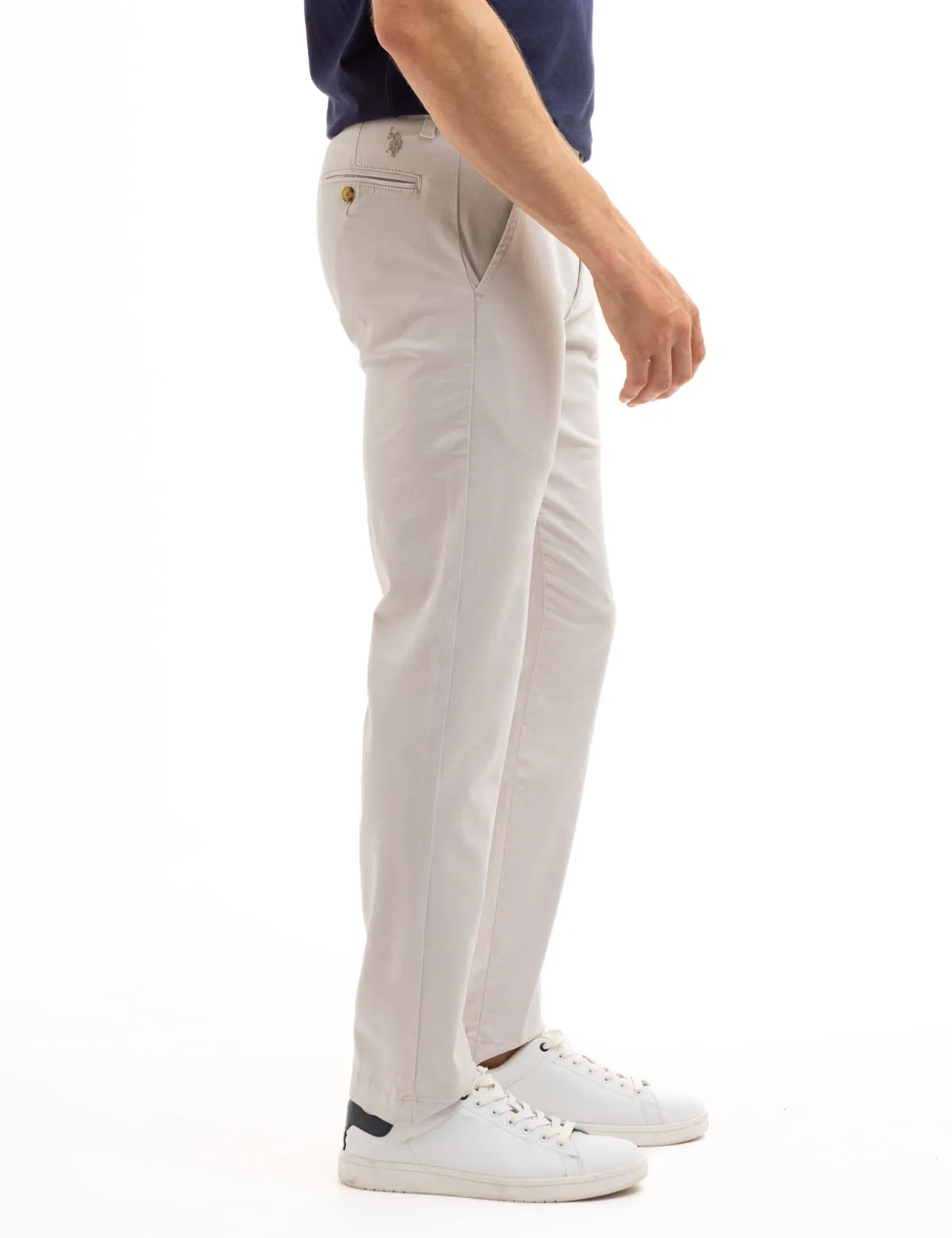STRAIGHT TWILL CHINO PANTS sold by U.S. Polo Assn. product image thumbnail 2