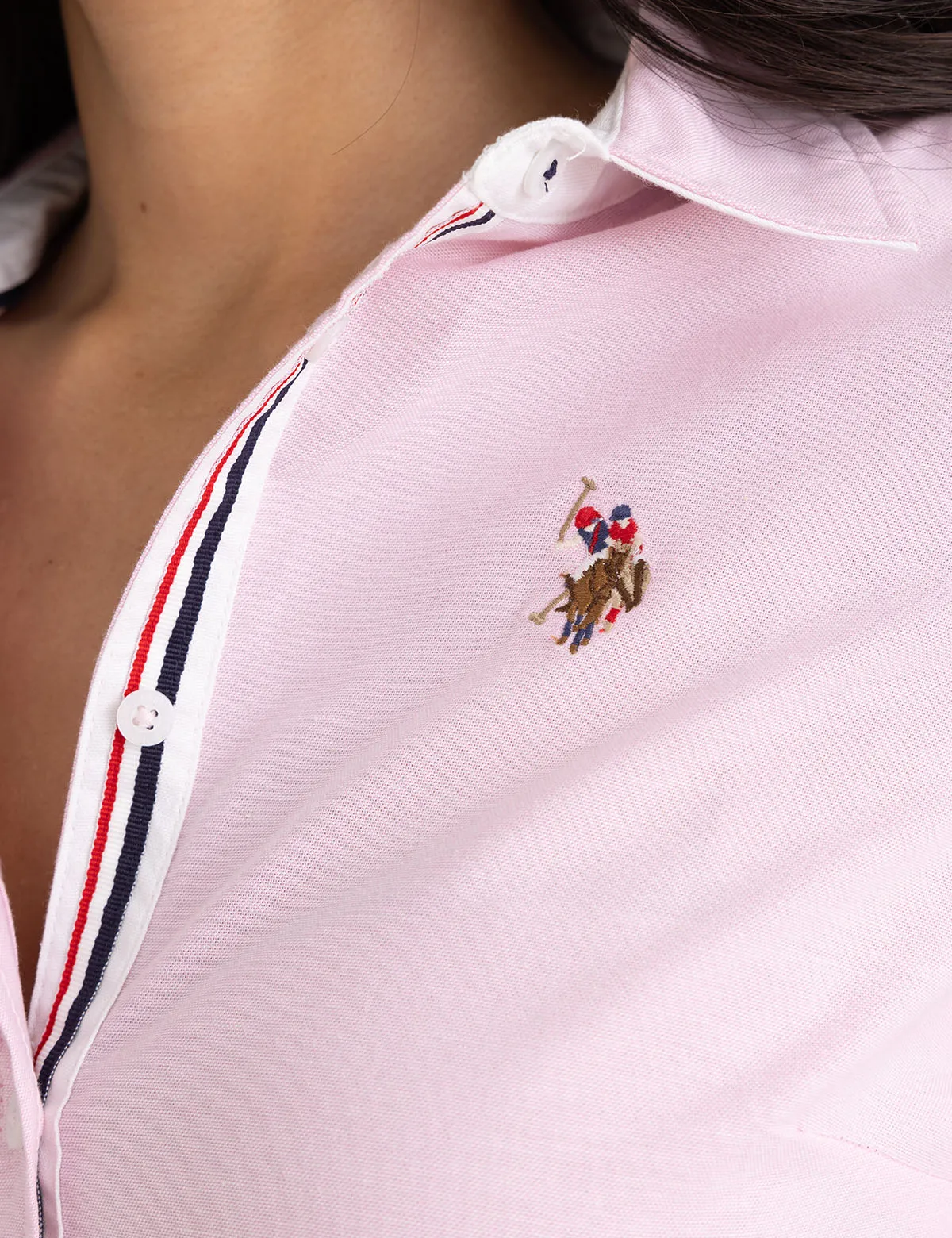 LONG SLEEVE SOLID STRETCH OXFORD SHIRT sold by U.S. Polo Assn. product image thumbnail 5