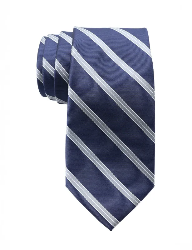U.S. POLO ASSN. NAVY SILVER STRIPE TIE sold by U.S. Polo Assn.