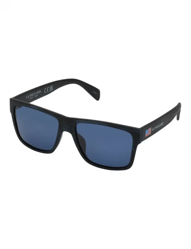 MEN'S FLAG BRANDED SPORT SUNGLASSES made by U.S. Polo Assn.
