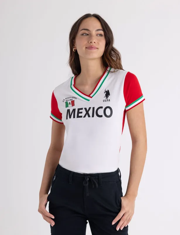 COLOR BLOCK MEXICO T-SHIRT sold by U.S. Polo Assn.