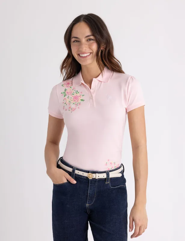 BLOSSOM PRINTED POLO SHIRT sold by U.S. Polo Assn.