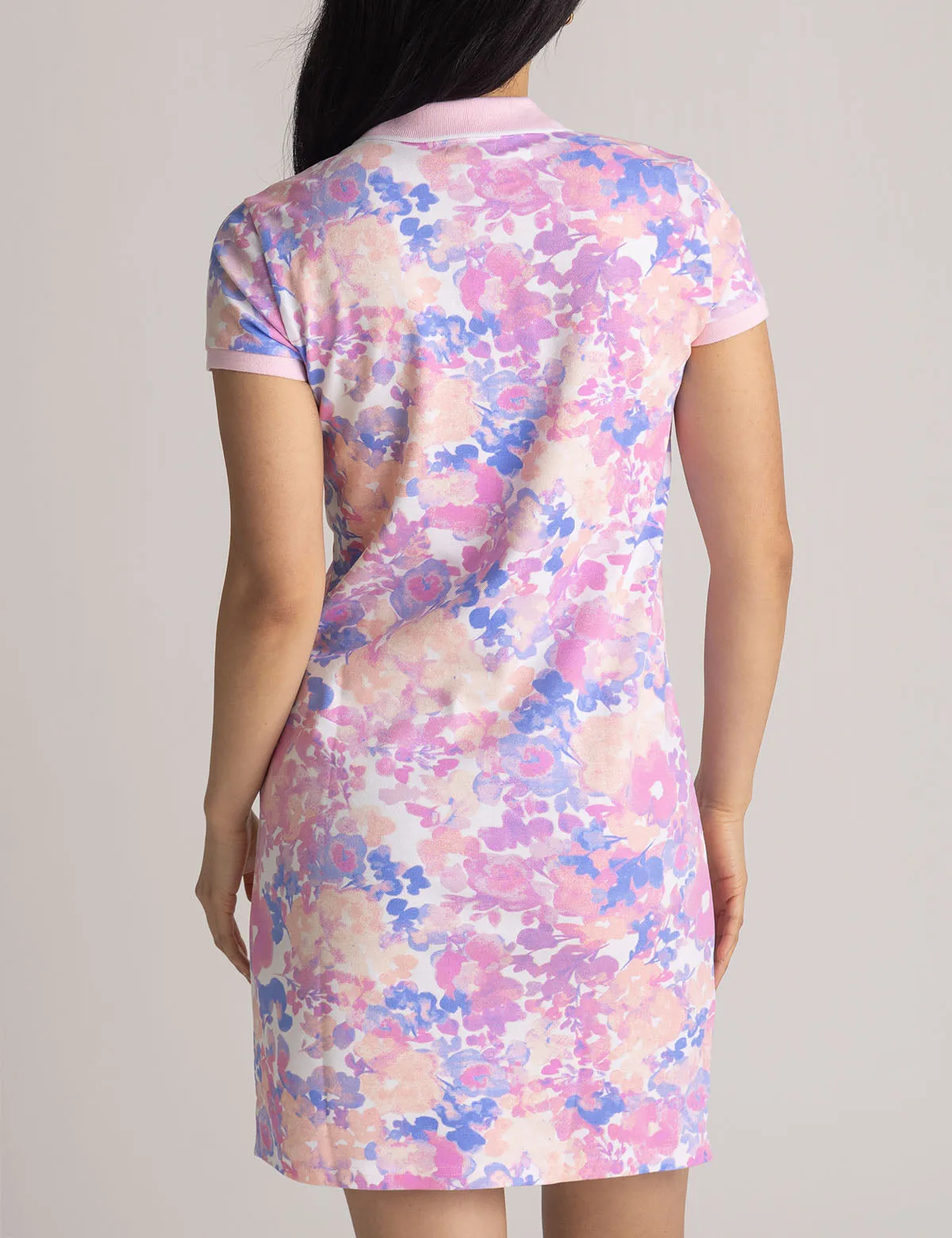 WATER FLORAL PRINTED POLO DRESS sold by U.S. Polo Assn. product image thumbnail 3