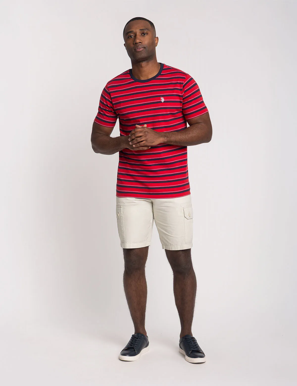 YARN DYE STRIPE JERSEY T-SHIRT sold by U.S. Polo Assn. product image thumbnail 2