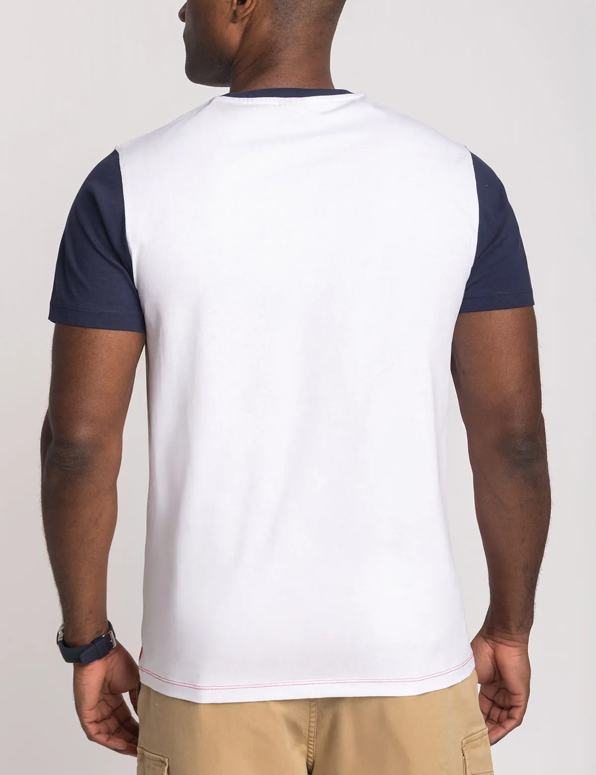 COLOR BLOCK USA JERSEY CREW NECK T-SHIRT sold by U.S. Polo Assn. product image thumbnail 4