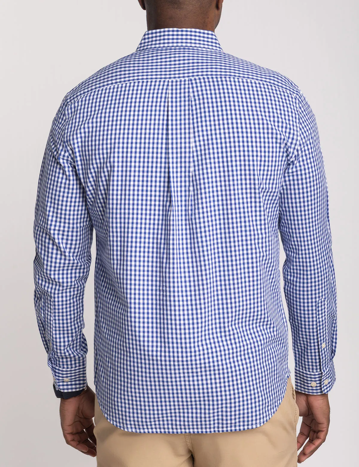 LONG SLEEVE GINGHAM YARN DYE POPLIN SHIRT sold by U.S. Polo Assn. product image thumbnail 4