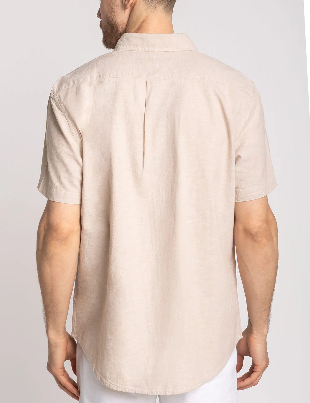 SHORT SLEEVE SOFT LINEN BLEND SHIRT sold by U.S. Polo Assn. product image thumbnail 4