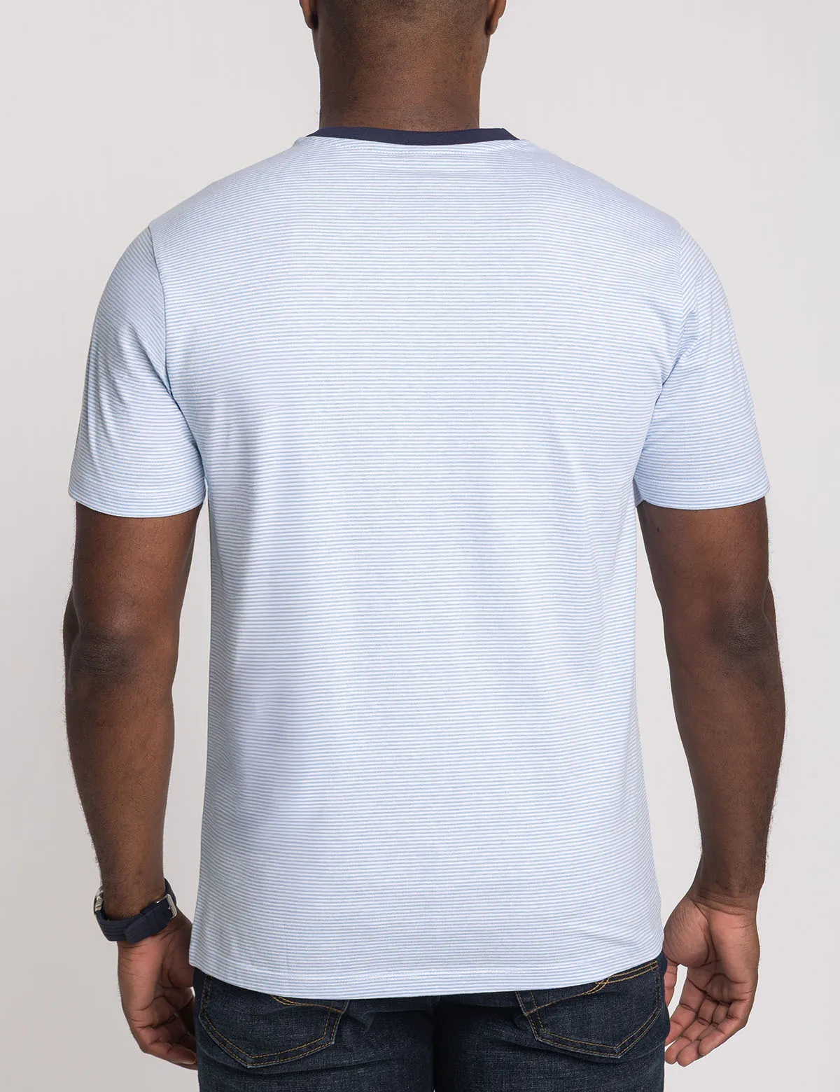 YARN DYE STRIPE JERSEY T-SHIRT WITH POCKET sold by U.S. Polo Assn. product image thumbnail 4