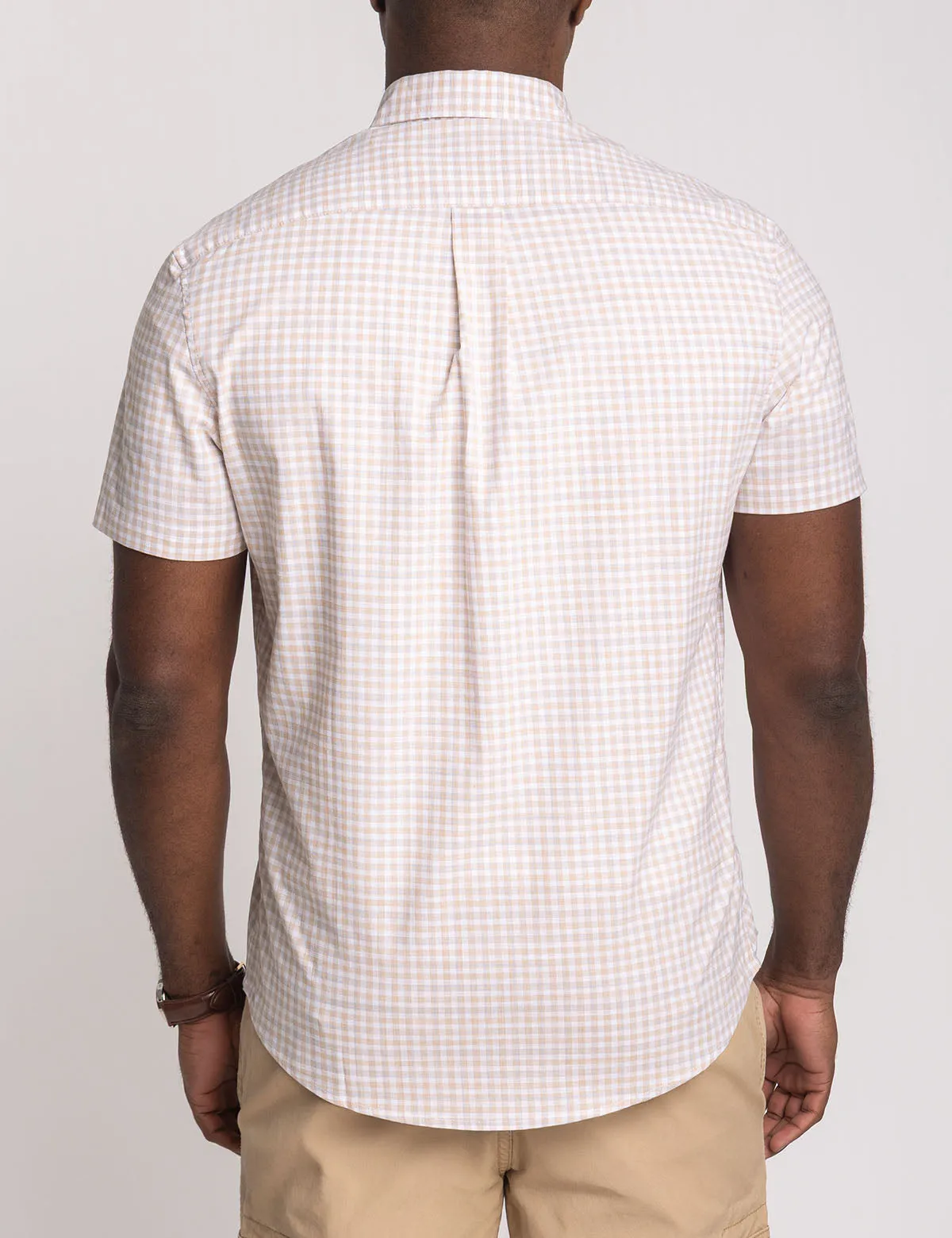 SHORT SLEEVE PLAID POPLIN SHIRT WITH POCKET sold by U.S. Polo Assn. product image thumbnail 5