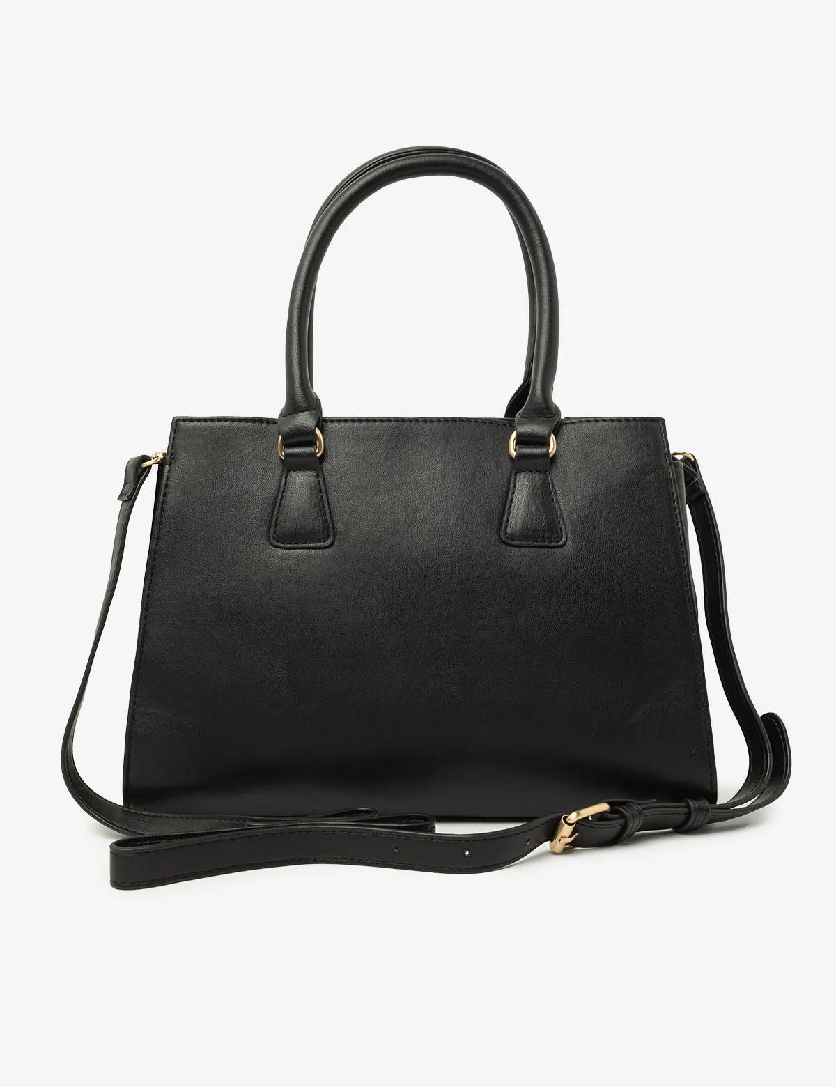 QUILTED V SATCHEL WITH CROSSBODY STRAP sold by U.S. Polo Assn. product image thumbnail 5