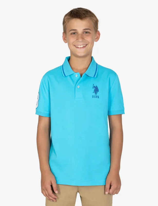 BOYS PIQUE POLO SHIRT sold by U.S. Polo Assn.