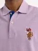 MULTI COLOR BIG LOGO SOLID POLO SHIRT sold by U.S. Polo Assn.