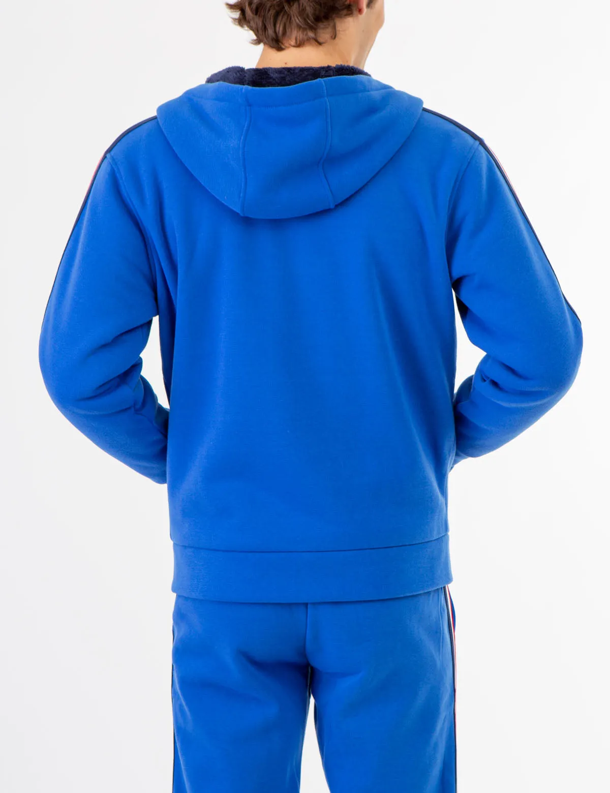SIGNATURE STRIPE COLORBLOCK SHERPA HOODIE sold by U.S. Polo Assn. product image thumbnail 4