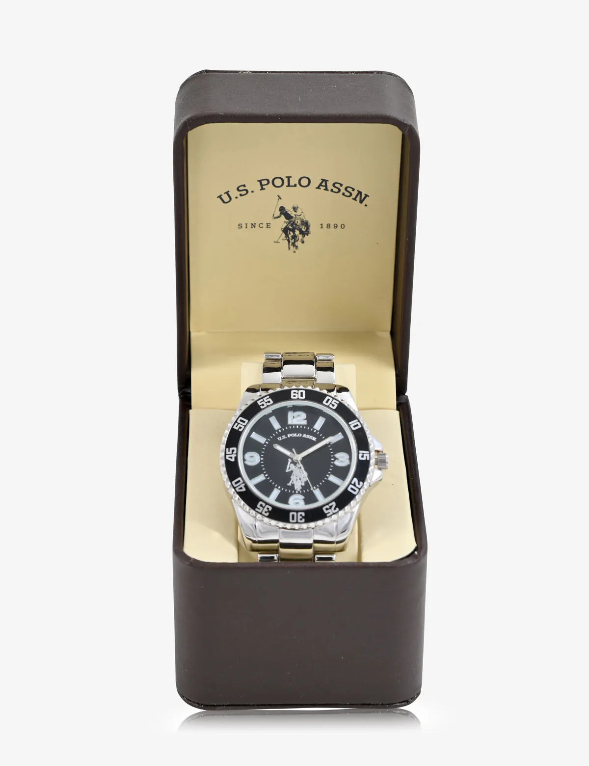 MEN'S SILVER LINK WATCH sold by U.S. Polo Assn. product image thumbnail 2