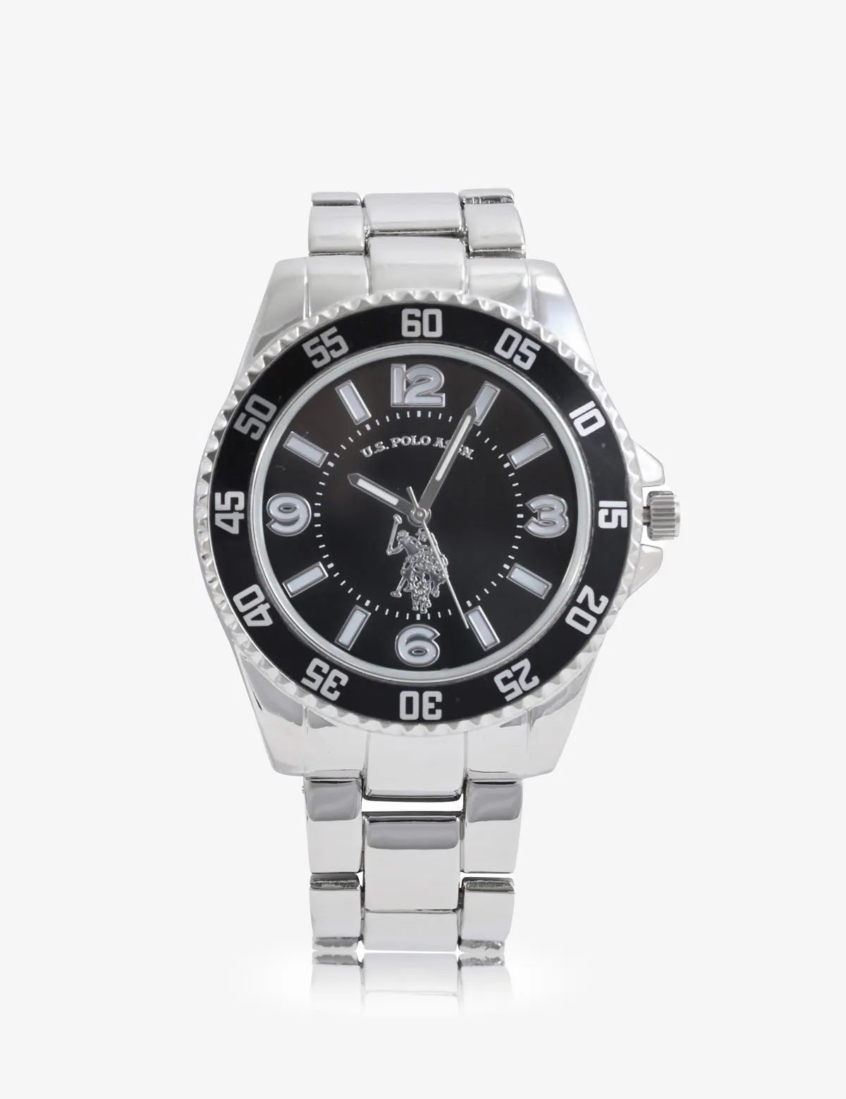 MEN'S SILVER LINK WATCH sold by U.S. Polo Assn. product image thumbnail 3