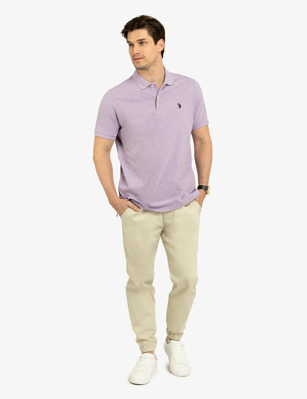 PIQUE SMALL LOGO POLO SHIRT sold by U.S. Polo Assn. product image thumbnail 2