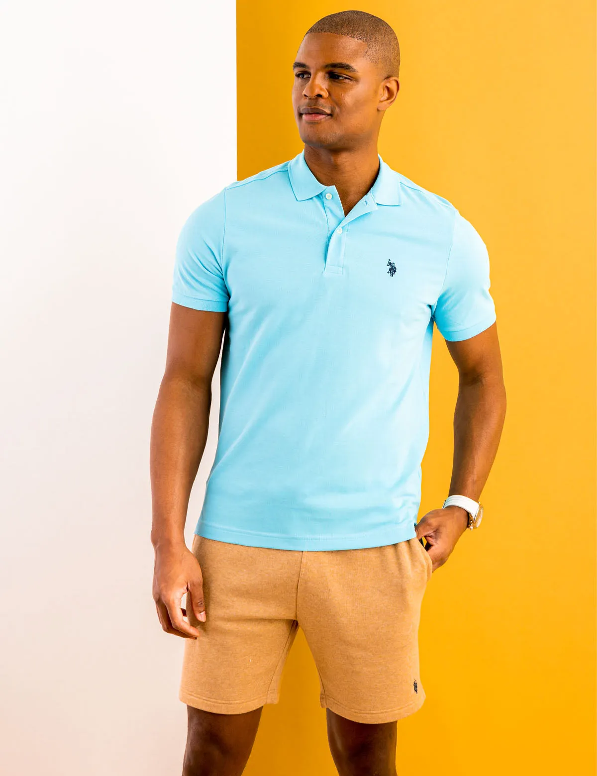 PIQUE SMALL LOGO POLO SHIRT sold by U.S. Polo Assn. product image thumbnail 5