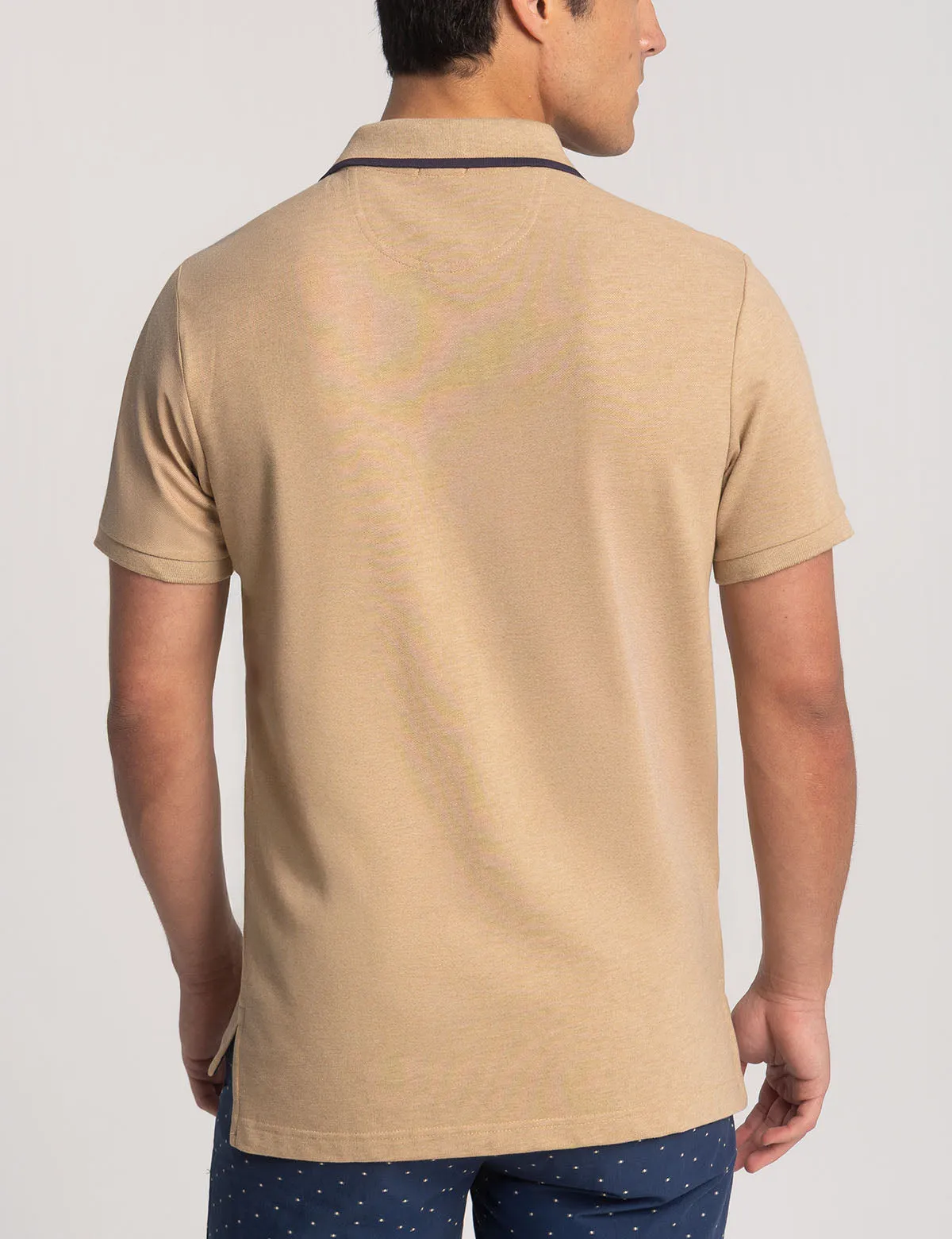 SLIM FIT STRETCH SOLID PIQUE POLO SHIRT sold by U.S. Polo Assn. product image thumbnail 3