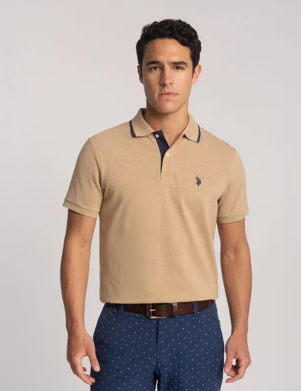 SLIM FIT STRETCH PIQUE POLO SHIRT sold by U.S. Polo Assn.